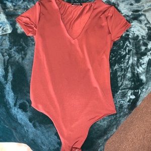 Burnt Orange Express Bodysuit